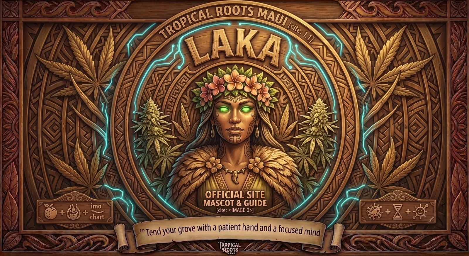 Laka | Keeper of the Mana of Tropical Roots Maui