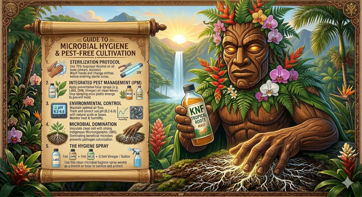 The Microbial Fortress — sterile environment and microbial hygiene guide by Tropical Roots Maui