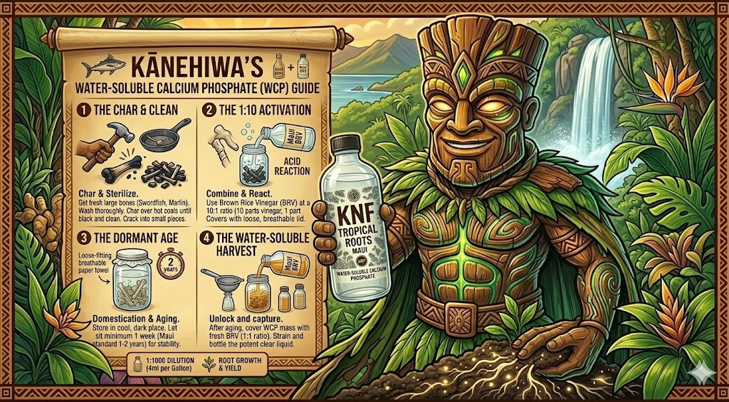 Water-Soluble Calcium Phosphate (WCA-P) Guide — Tropical Roots Maui