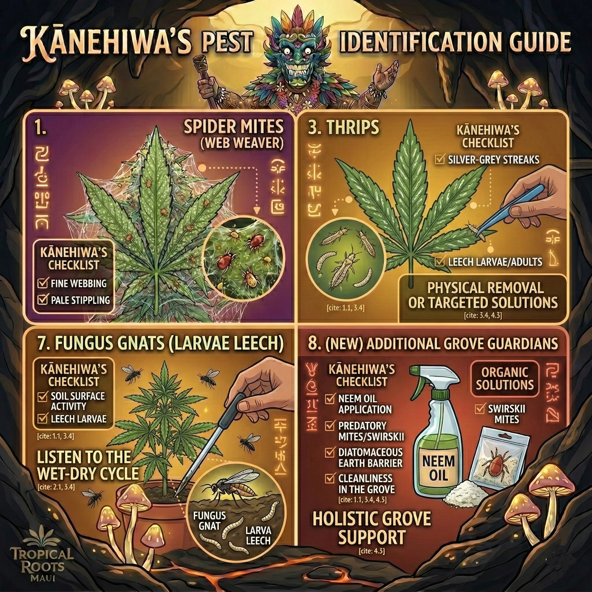 Kānehiwa's Guide to the Web Weaver — Spider Mites identification