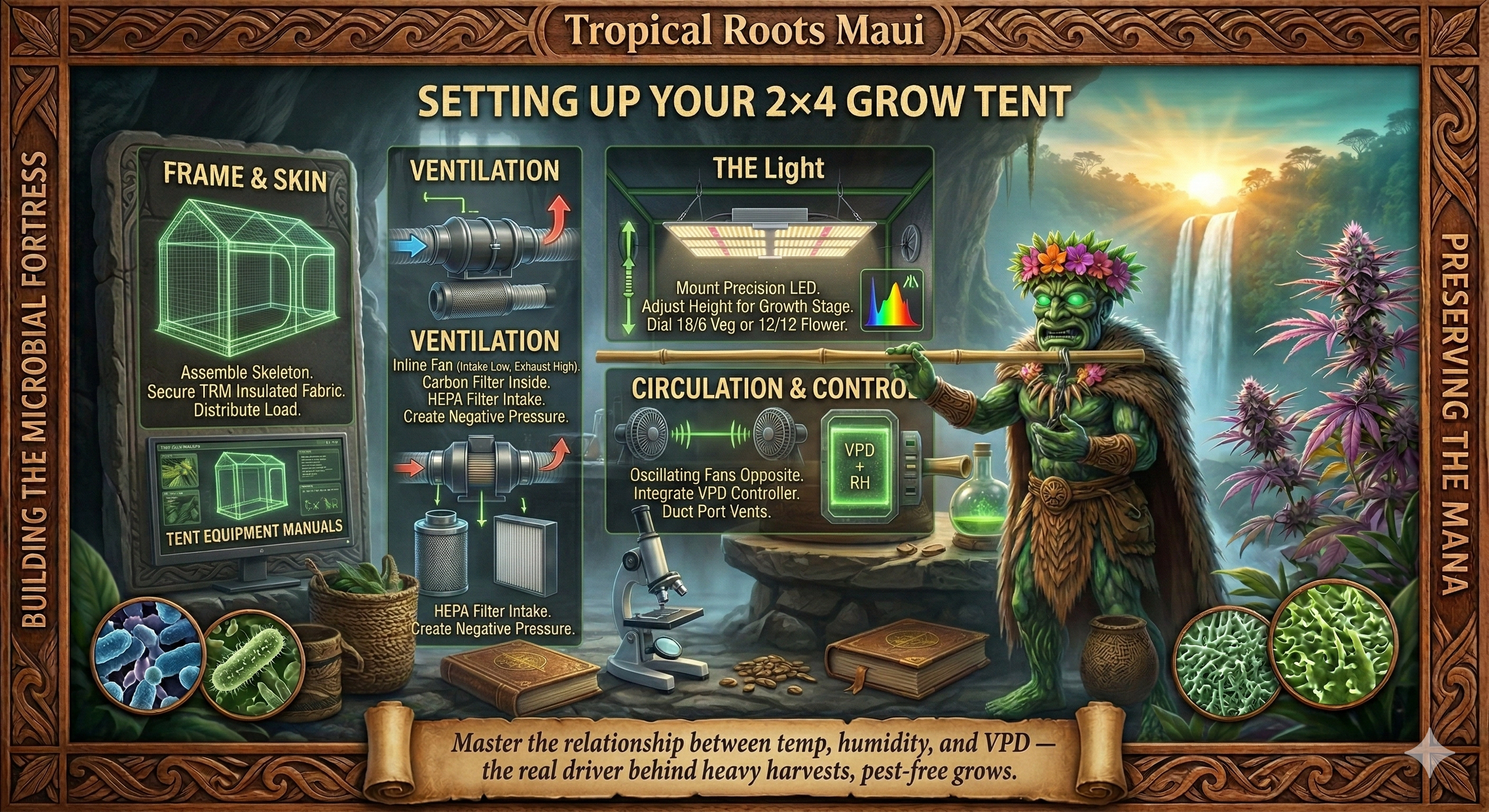 THE 2×4 TENT SETUP: FORTRESS ASSEMBLY.