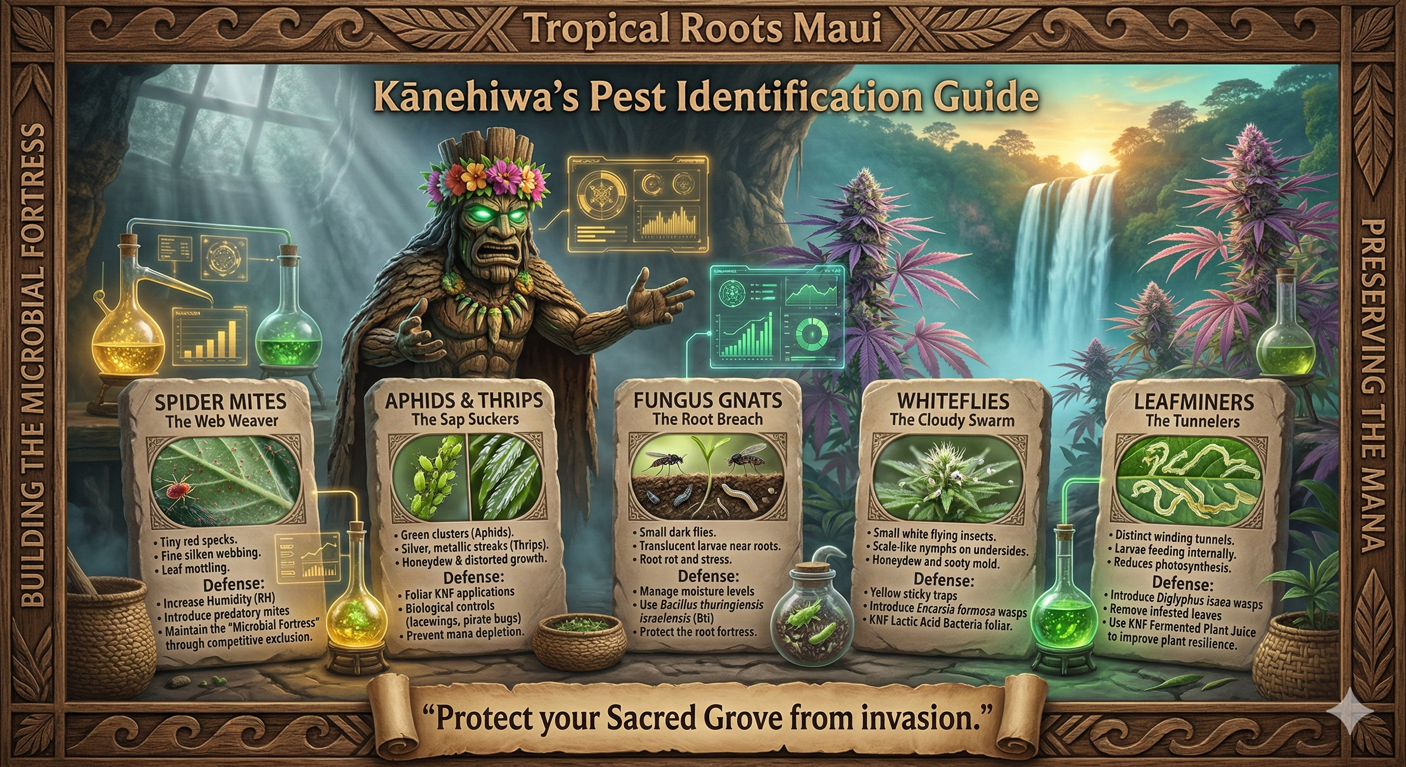 Kānehiwa's Pest Identification Guide (Defending the Mana Fortress)