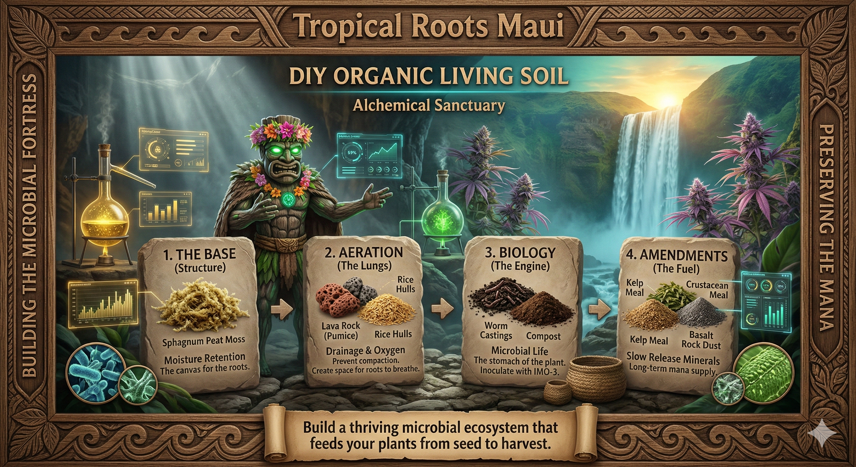 DIY Organic Living Soil Guide (Building the Microbial Fortress)