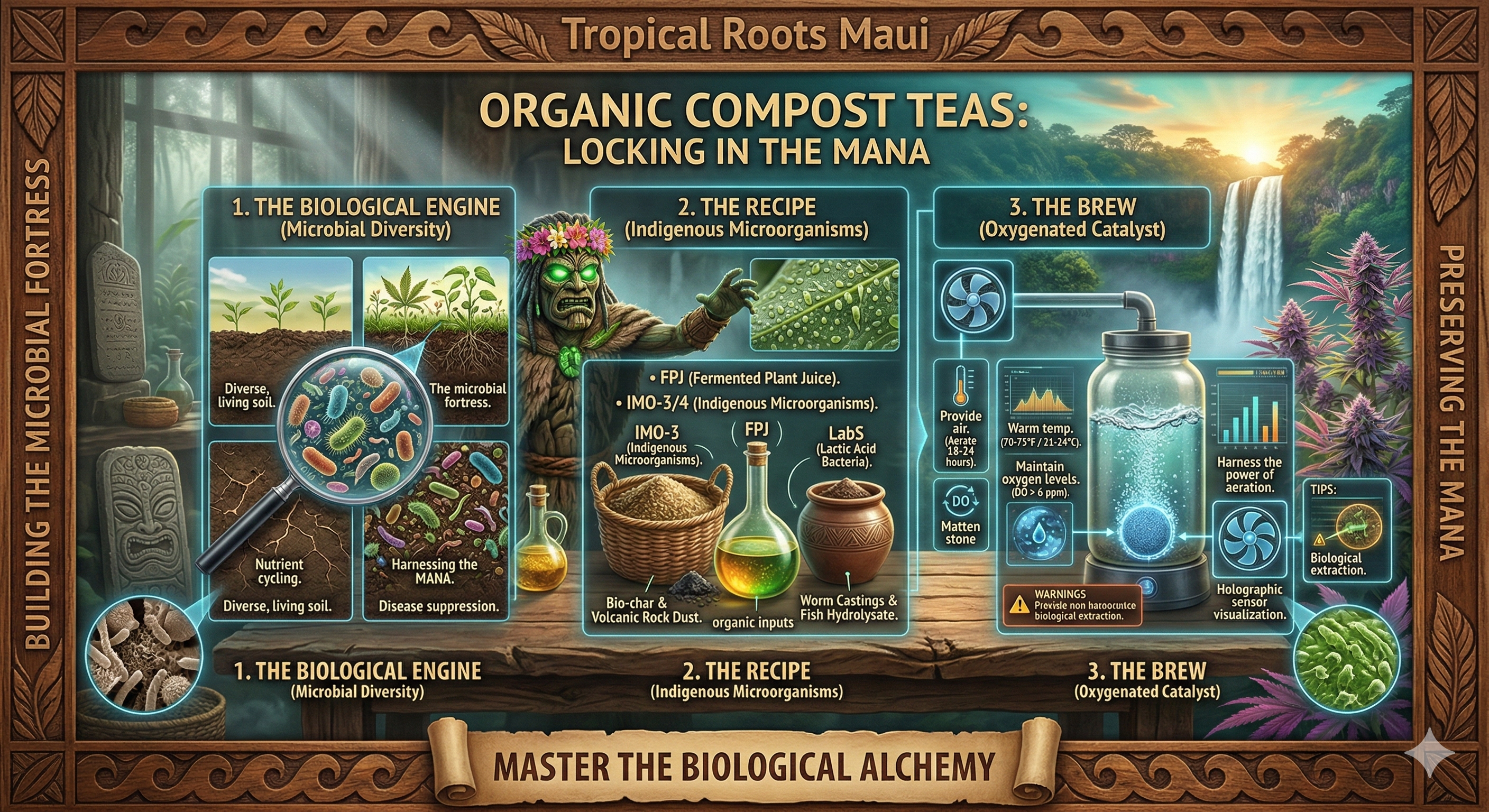 The Feast of Mana Organic Teas (Aina, Wai, & La Blends)